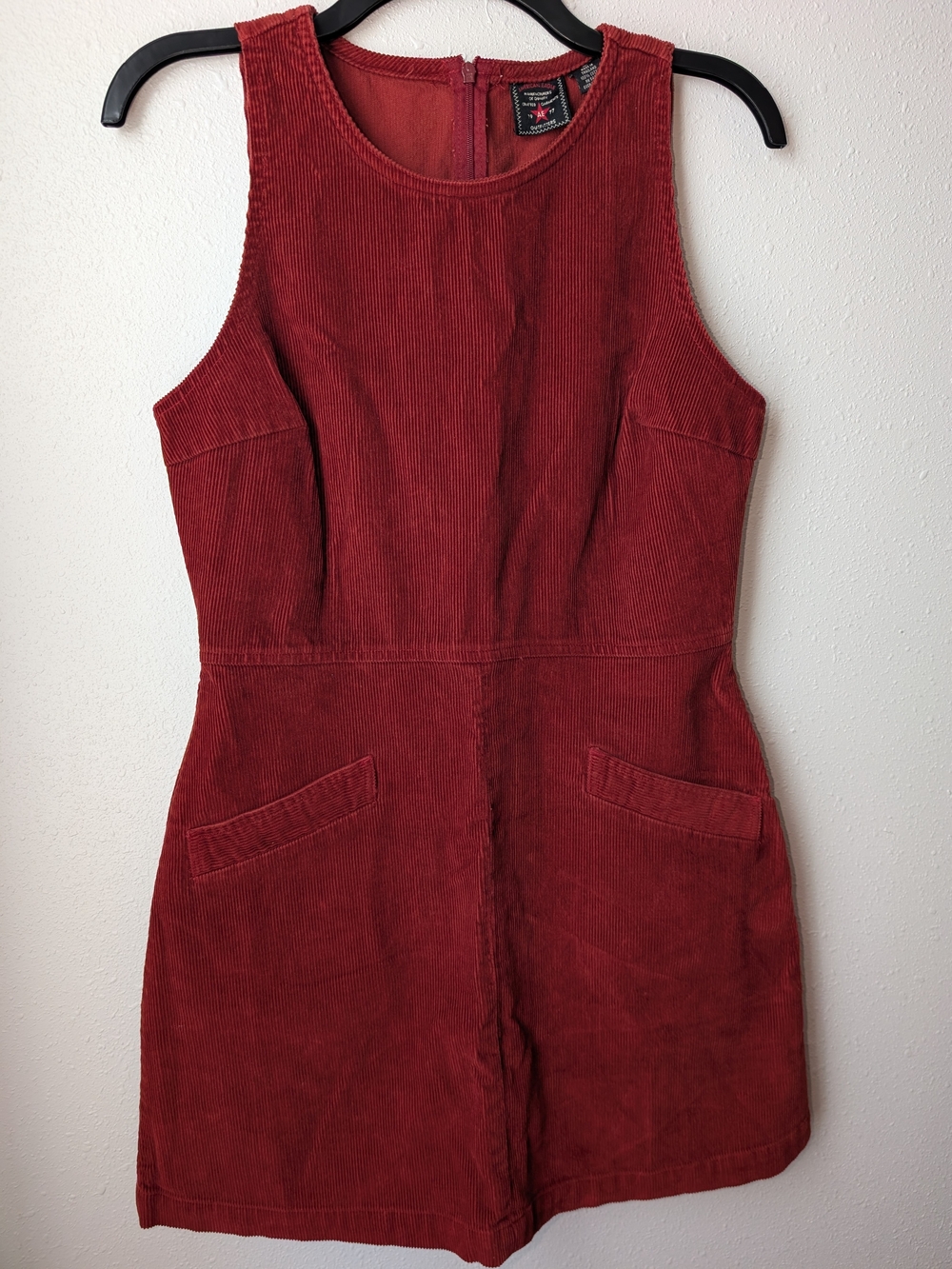 American Eagle Outfitters Red Corduroy Dress